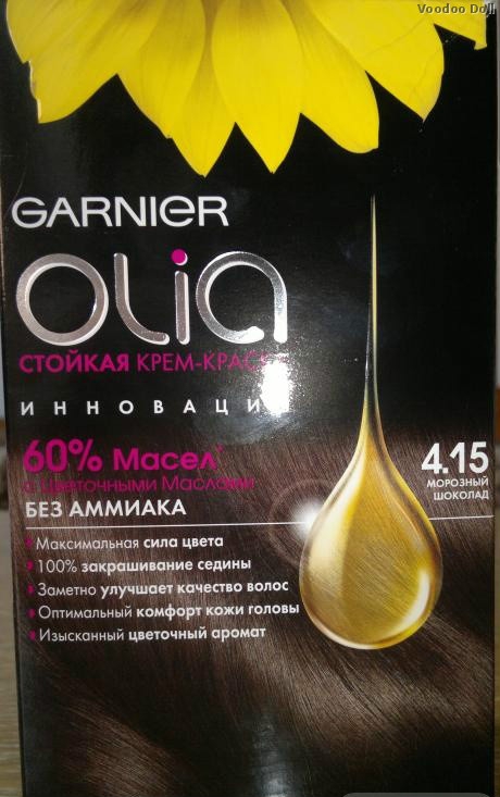 Краска для волос OLIA Garnier - Хорошая краска Olia от Garnier!