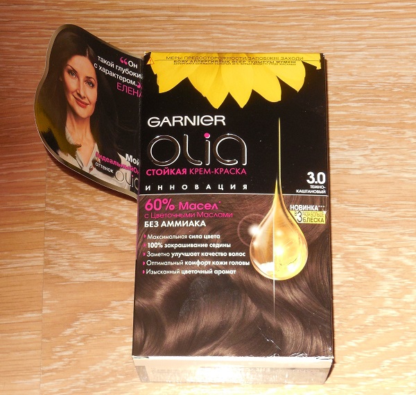 Краска для волос Garnier Olia - GARNIER OLIA думает не только о волосах, но и о носах