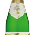 Российское шампанское белое полусладкое "Вилаш золотое"