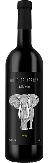 Вино столовое красное сухое КШВ "Золото Африки"