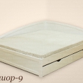 Отзыв о Кровать Юниор-9 от фабрики Кроватей: Кровать из натурального дерева с странноватой спинкой