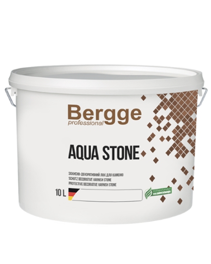 Bergge Aqua Stone Защитно-Декоративный Лак Для Камня