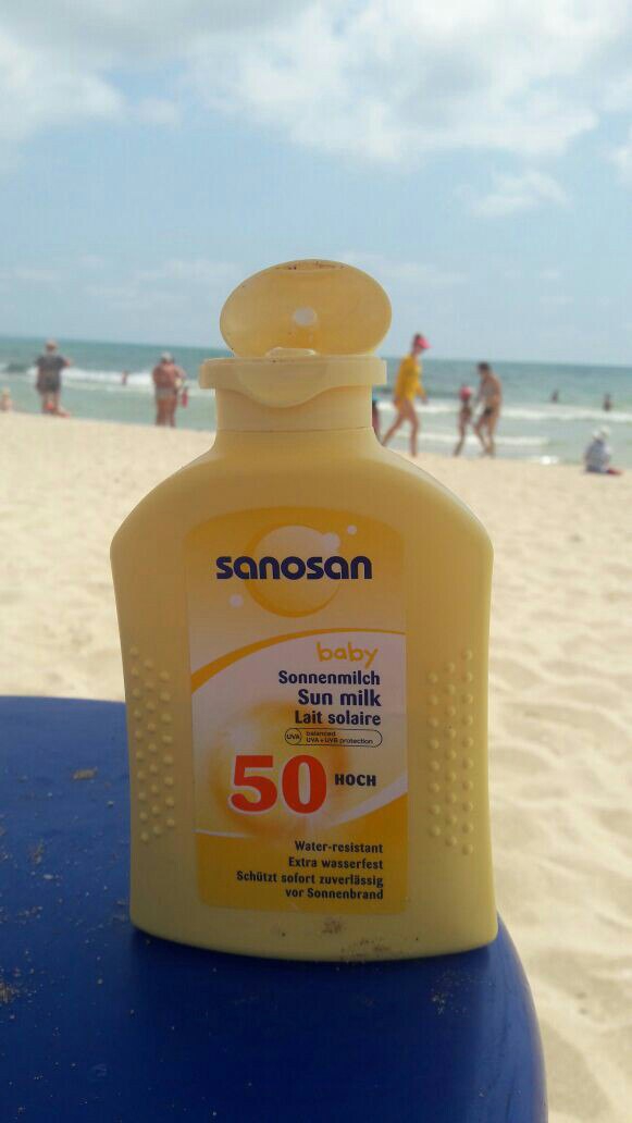 Солнцезащитное молочко Sanosan SPF50