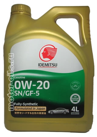 IDEMITSU 0W-20 моторное масло