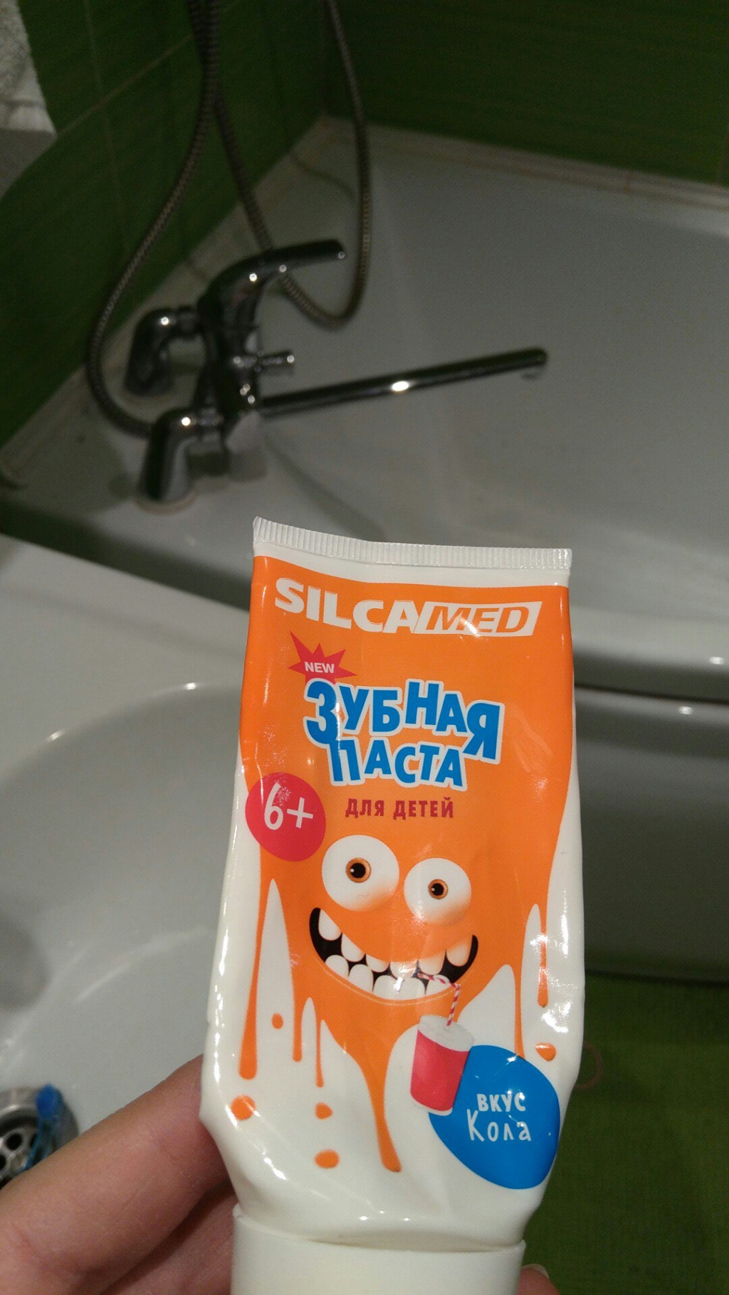 Зубная паста SILCA MED детская со вкусом Колы - Отличная паста для ребенка :)
