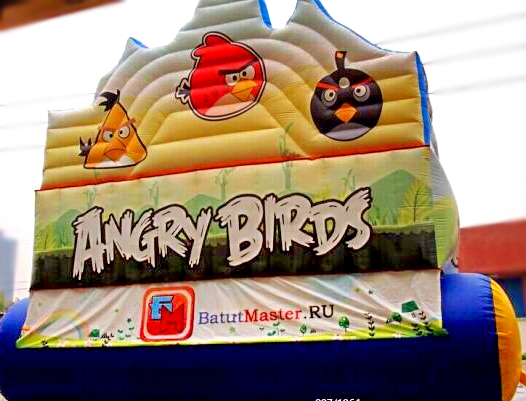 Компания БатутМастер - Надувной батут Angry Birds БатутМастер