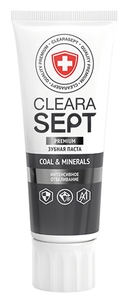 ClearaSept Зубная паста COAL & MINERALS «Интенсивное отбеливание» отзывы