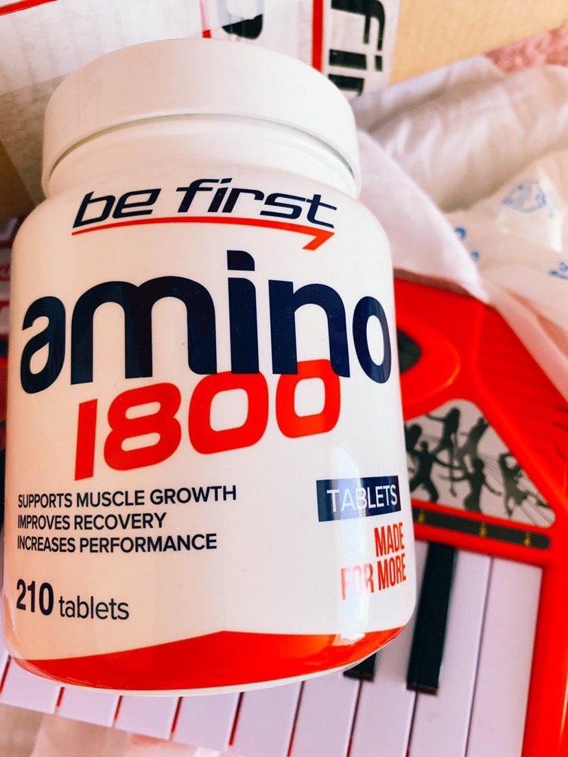 Be First Аминокислоты Amino 1800 210 таблеток - Банка огромная