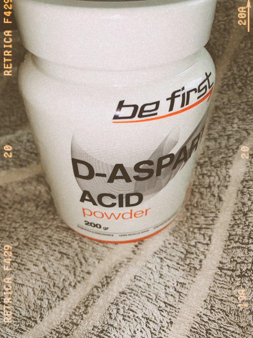 Be first D-aspartic acid Powder - реальный результат