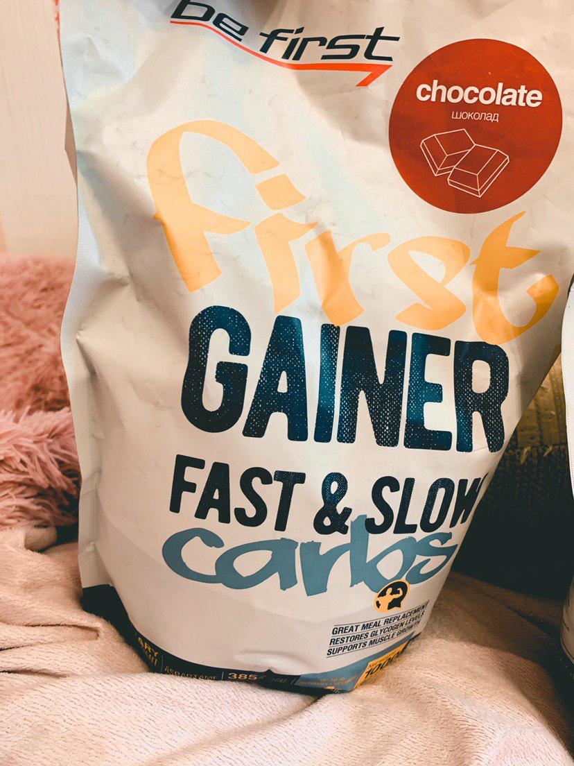 Be first First Gainer Fast & Slow Carbs - он отличный!