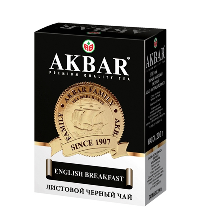 Чай Akbar Еnglish Breakfast листовой - Хороший цейлонский листовой чай