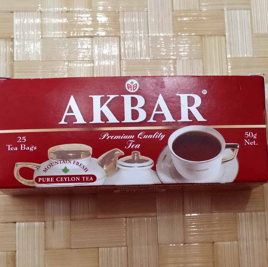 Akbar Красно-белая серия 25 пак - Хороший чай для повседневного чаепития