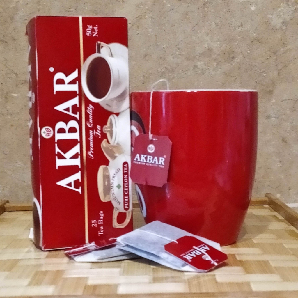 Akbar Красно-белая серия 25 пак - Хороший чай для повседневного чаепития
