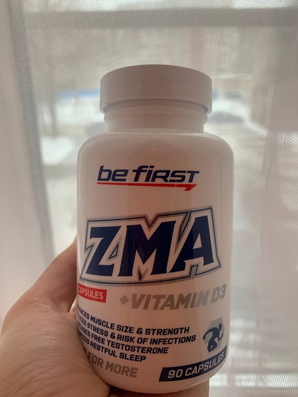Be First ZMA + vitamin D3, 90 капсул - Защита иммунитета