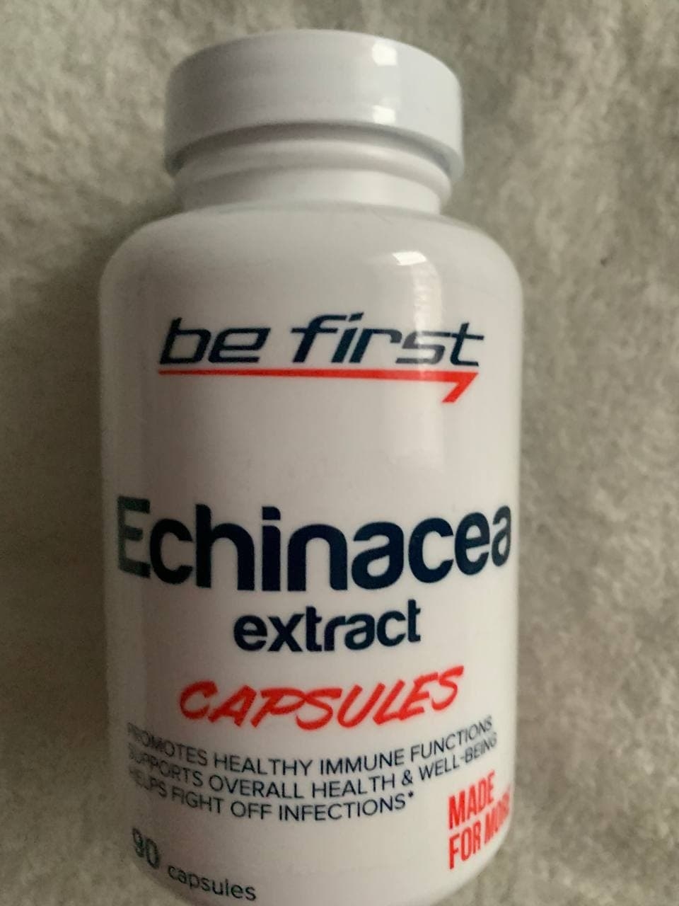 Be First Echinacea extract capsules, 90 капсул - Для иммунитета хорошая штука