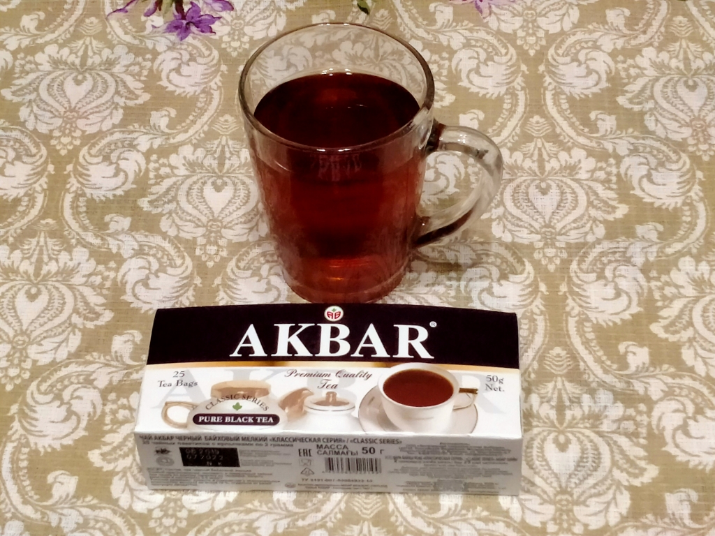 Чай Akbar Классическая серия, 25 пак. - Чаи Акбар мы предпочитаем уже много лет.