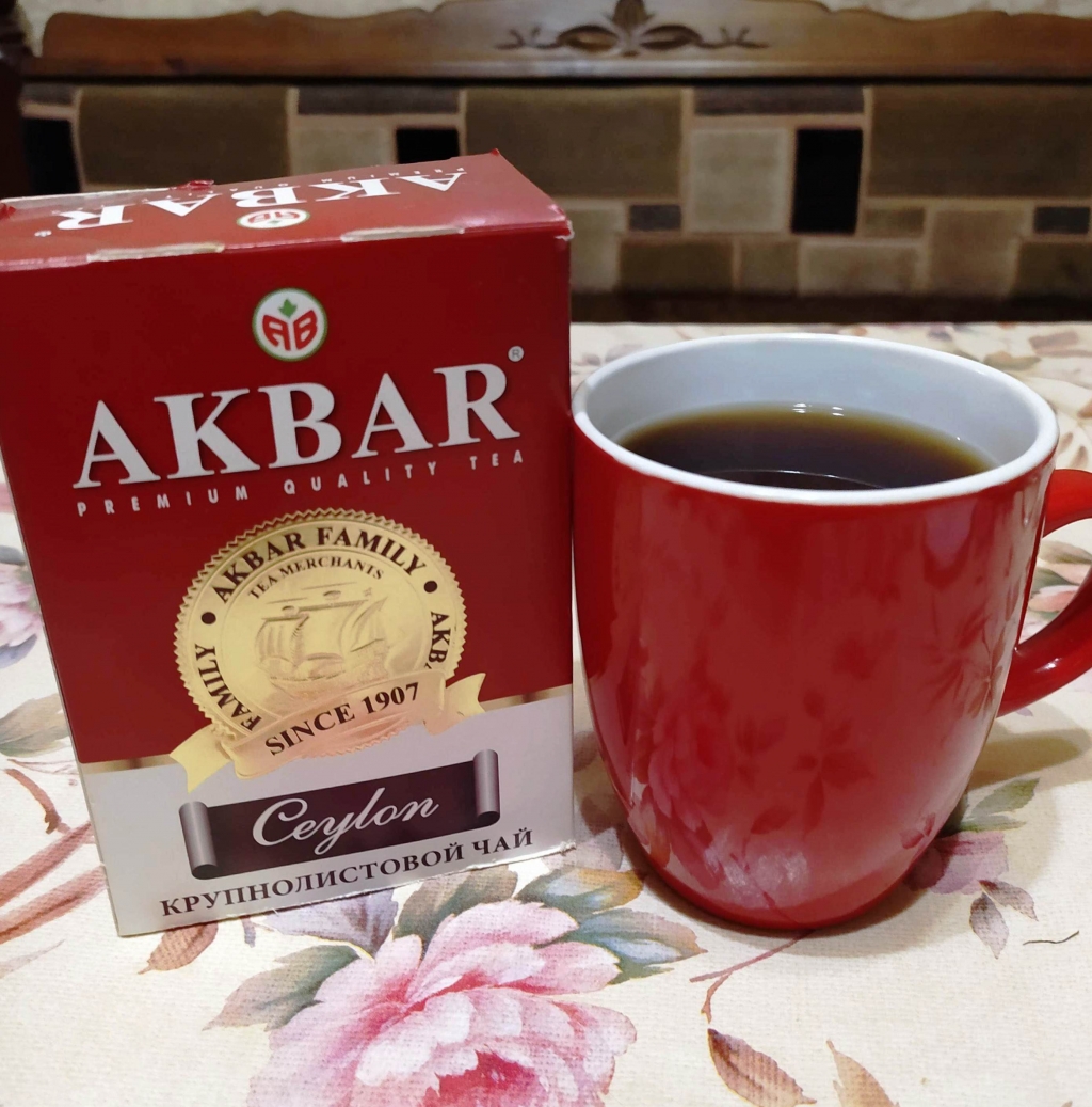 Чай Akbar Сeylon (медаль) крупнолистовой - Напиток приятный  и полезный