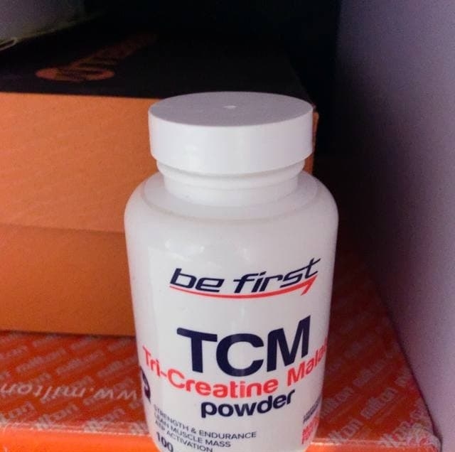 Be First TCM (tricreatine malate) powder - Банка большая, хватает надолго.