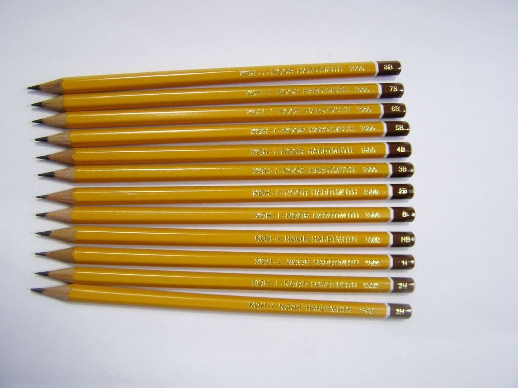 Набор карандашей чернографитных Koh-i-Noor Art 8В-2Н кедр 12 шт (1502.II) - Отличный набор карандашей