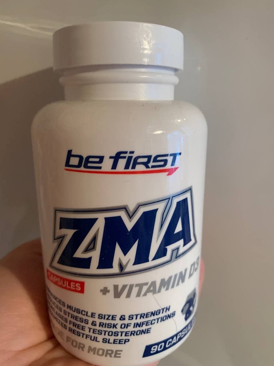 Be First ZMA + vitamin D3, 90 капсул - Сочетание добавок