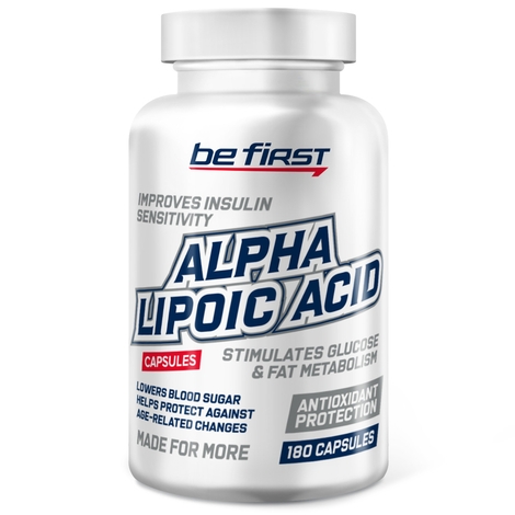 Be First Alpha Lipoic Acid (альфа-липоевая кислота) 180 капсул - Брал для профилактики