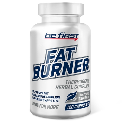 Be First Fat Burner (Фэт Бернер жиросжигатель на растительных экстрактах) 120 капсул - Натуральный состав