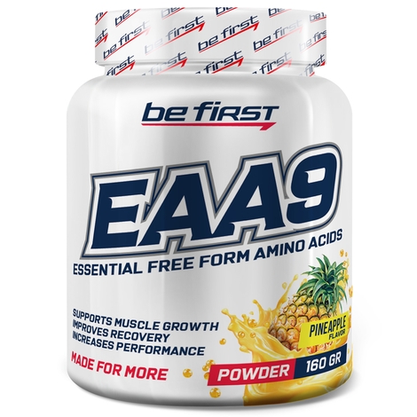 Be First EAA9 powder (незаменимые аминокислоты)160 гр - Теперь даже после полной загрузки себя чувствую нормально