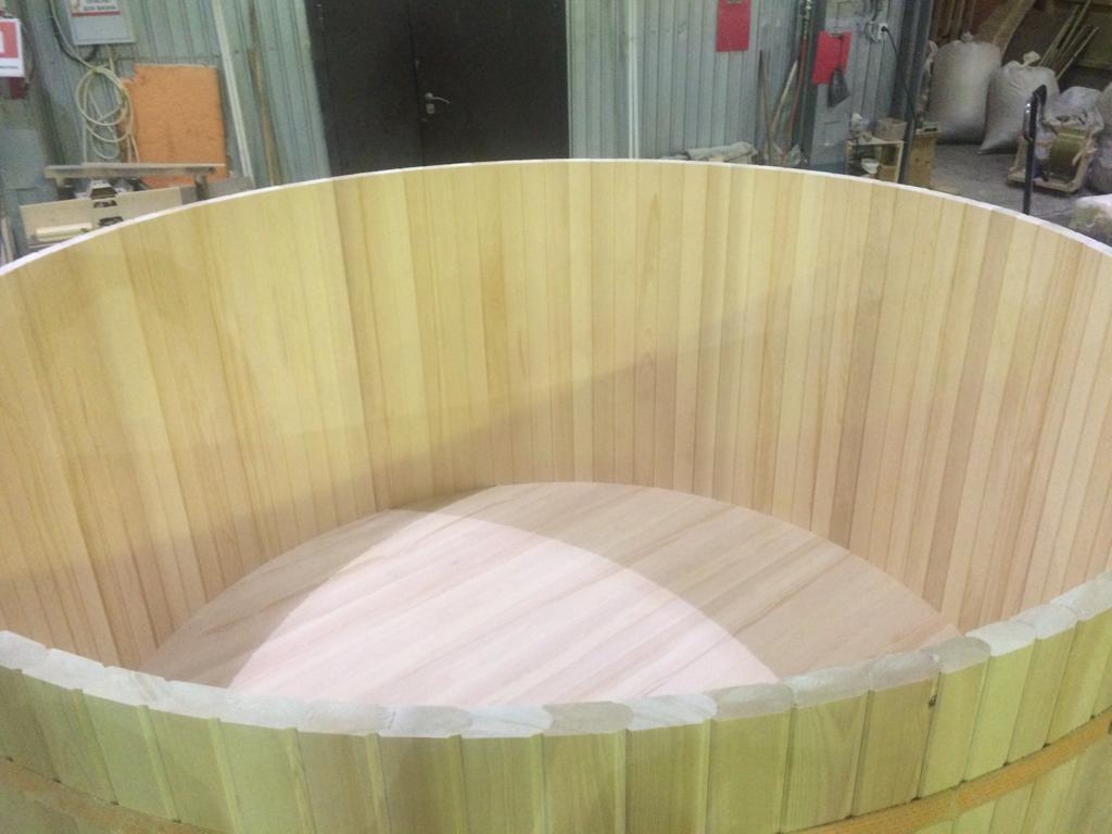 Деревянная купель для бани Фитородник, круглая 1300 мм - Очень довольна