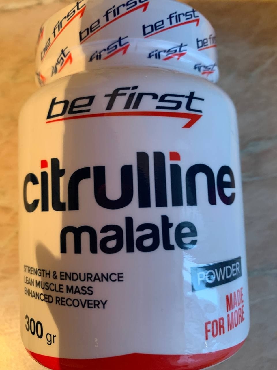 Be first Citrulline Malate Powder - Неплохая аминокислота