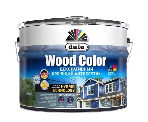 Антисептик кроющий для древесины Dufa Wood Color - Dufa wood color порадовала своим высоким качеством