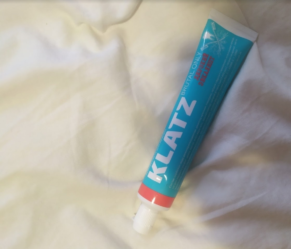 Klatz зубная паста - брутальная мужская паста для женщин