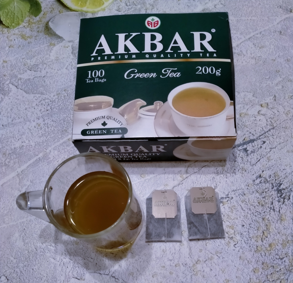 Чай Akbar Зеленый Китайский 100 пакетов - Чай Akbar зеленый Китайский (100 пакетиков)-очень нравится.