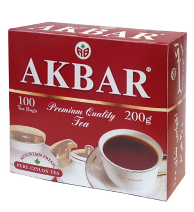 Чай Akbar Gold Красно-золотой серии - черный цейлонский в пакетиках - По вкусу и крепости не уступает листовому чаю