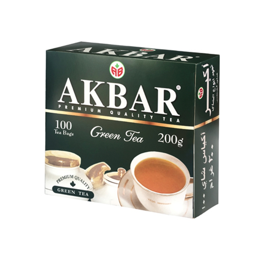 Чай Akbar Китайский зеленый в пакетиках - Зелёный чай -лекарство от ста болезней.