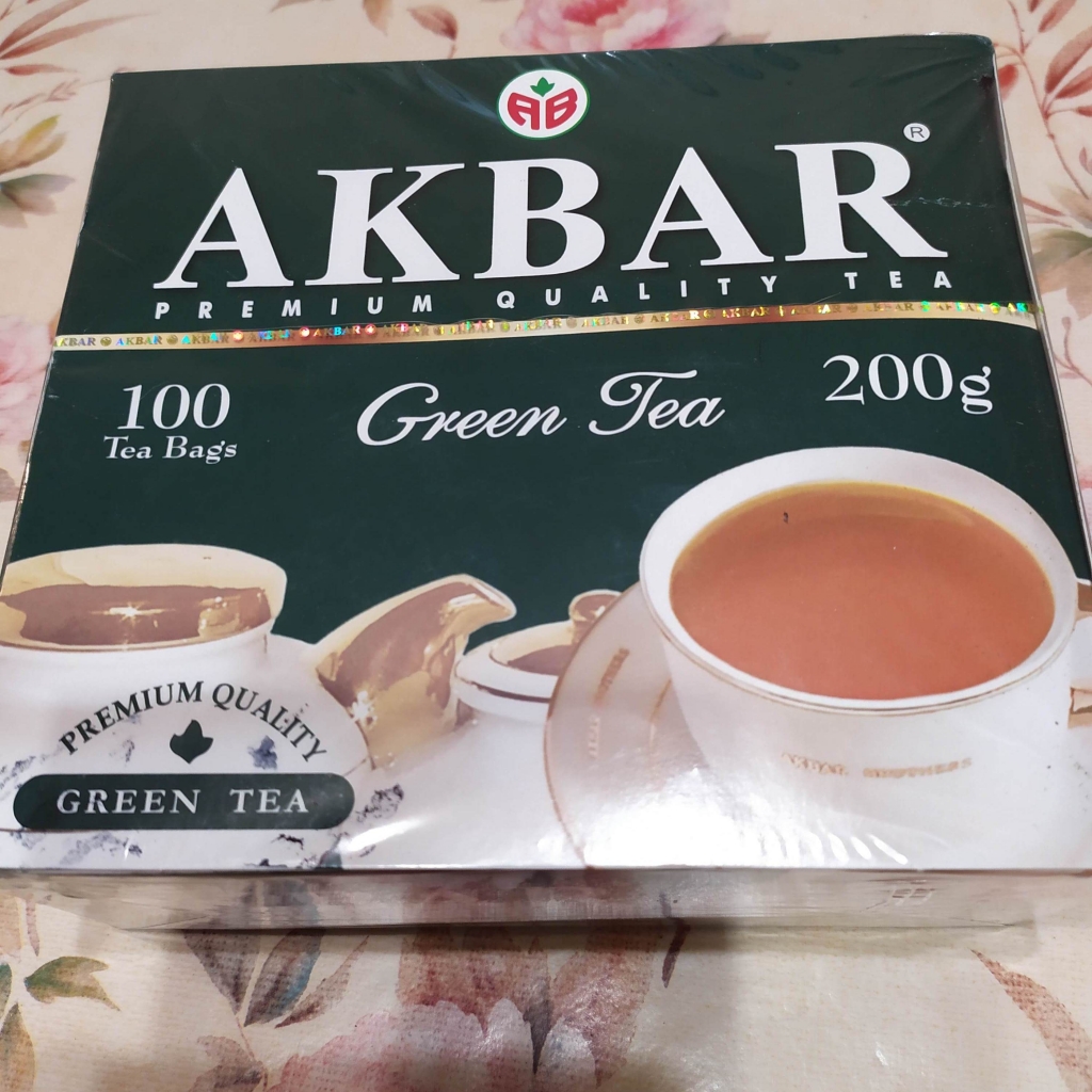 Чай Akbar Китайский зеленый в пакетиках - Зелёный чай -лекарство от ста болезней.