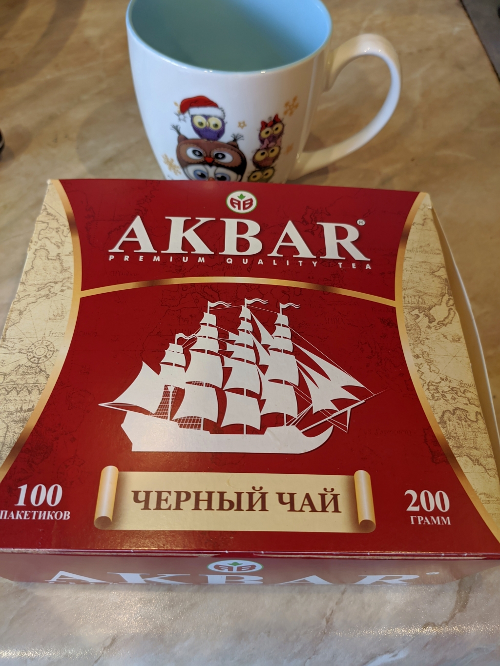 Чай Akbar Корабль, 100 пак. - Вкусный чай высокого качества