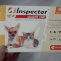 Отзыв о Инспектор Квадро табс для кошек и собак 0,5-2кг: Проверенное эффективное средство от наружных и внутренних паразитов!