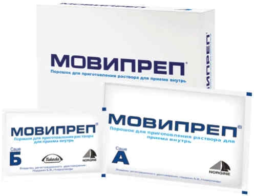 Мовипреп - Мовипреп при подготовке к колоноскопии