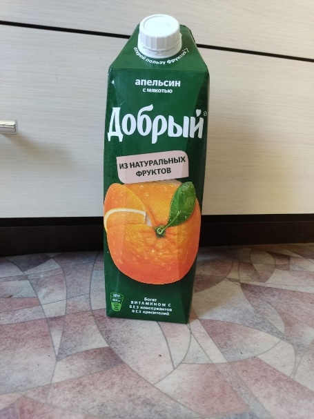 Сок Добрый, Апельсин - Практически апельсиновый фреш, но без усилий