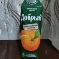Отзыв о Сок Добрый, Апельсин: Сок, который меня радует практически ежедневно.