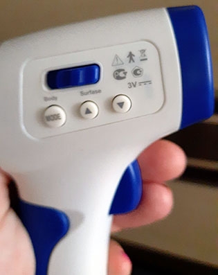 Инфракрасный бесконтактный термометр Sensitec NF-3101 - Лучший медицинский термометр для бесконтактного измерения