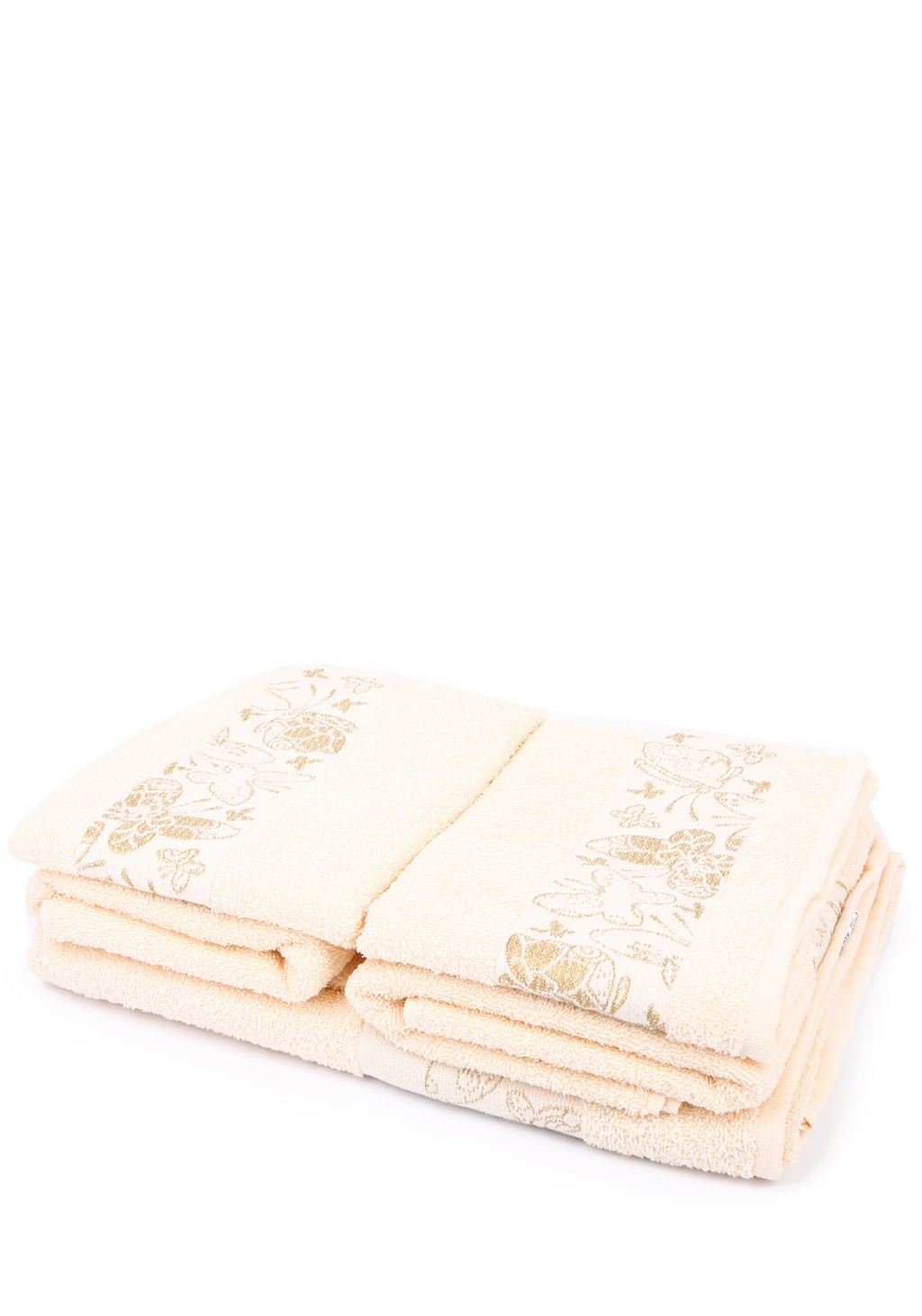 Набор махровых полотенец "Полет бабочек" - Качественный комплект полотенец для ванной