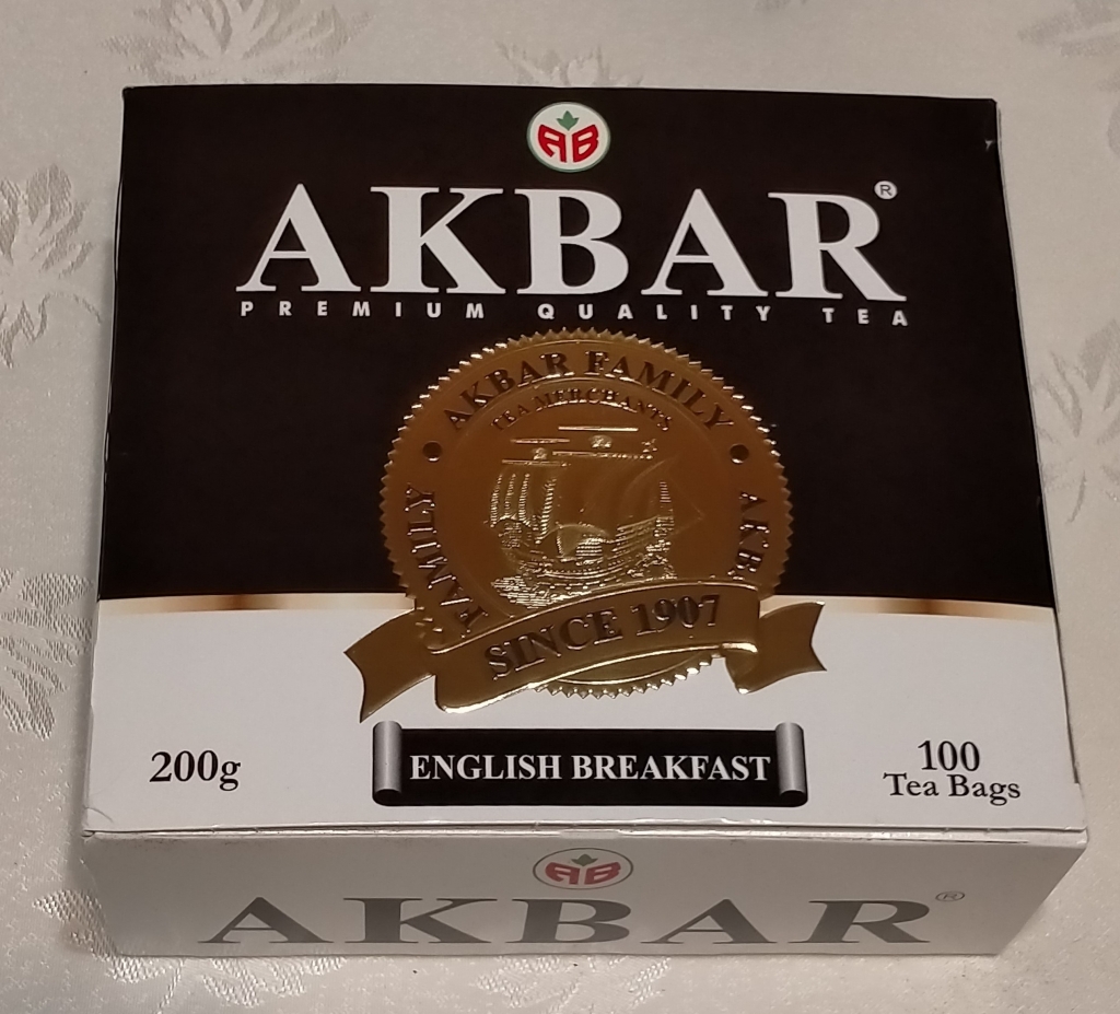 Чай черный Akbar English Breakfast 25 пак - Чай черный  Akbar English Breakfast 100 пак
