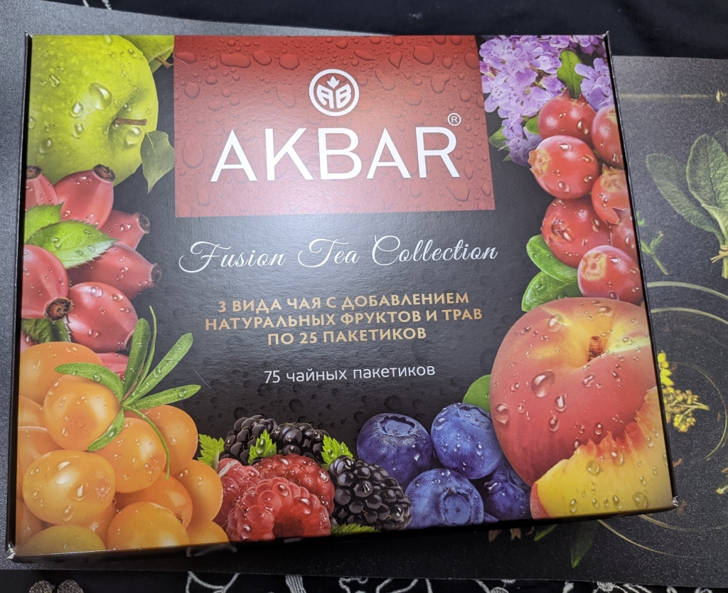 Чай черный Akbar "Подарочный" Цветы 3 вида по 25 пак (ассорти) - Вкусное ассорти чая на 8 марта