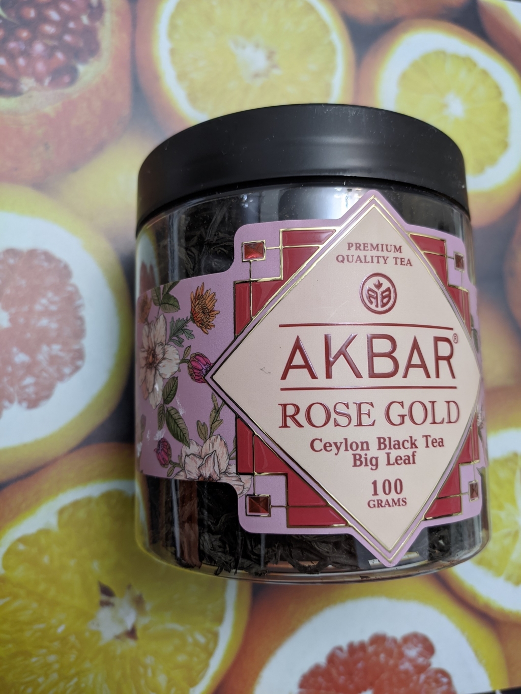 Чай черный Akbar Rose Gold крупнолистовой - Ароматный цейлонский чай