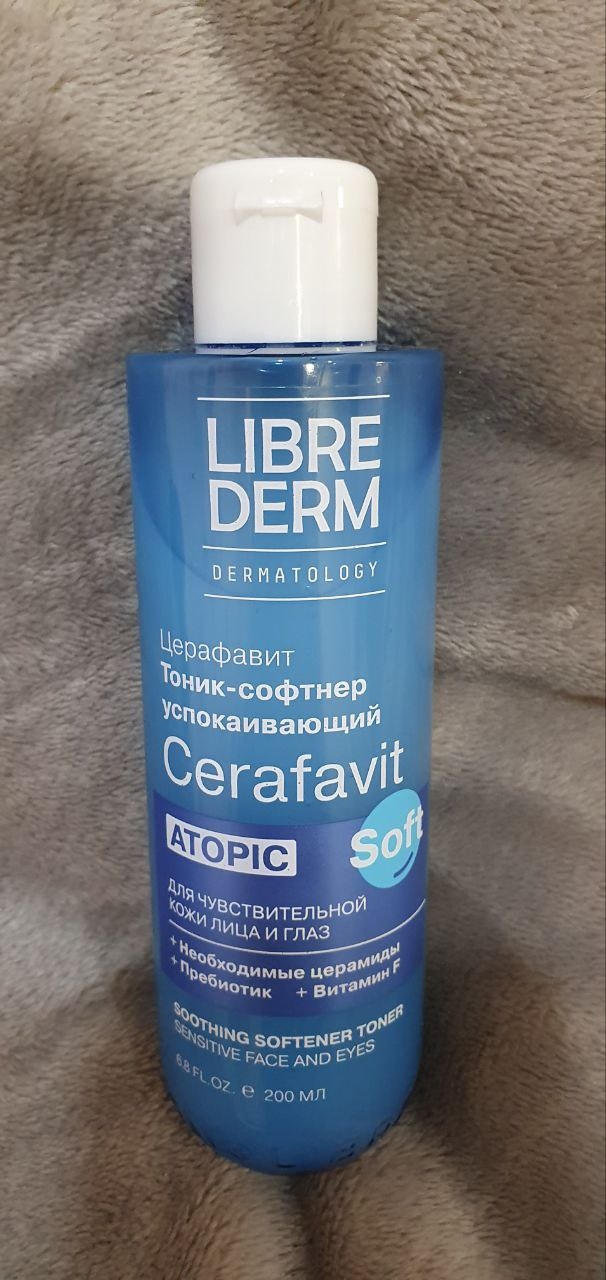 CERAFAVIT Либридерм успокаивающий тоник-софтнер с церамидами и пребиотиком - Сильно сухая кожа скажет спасибо