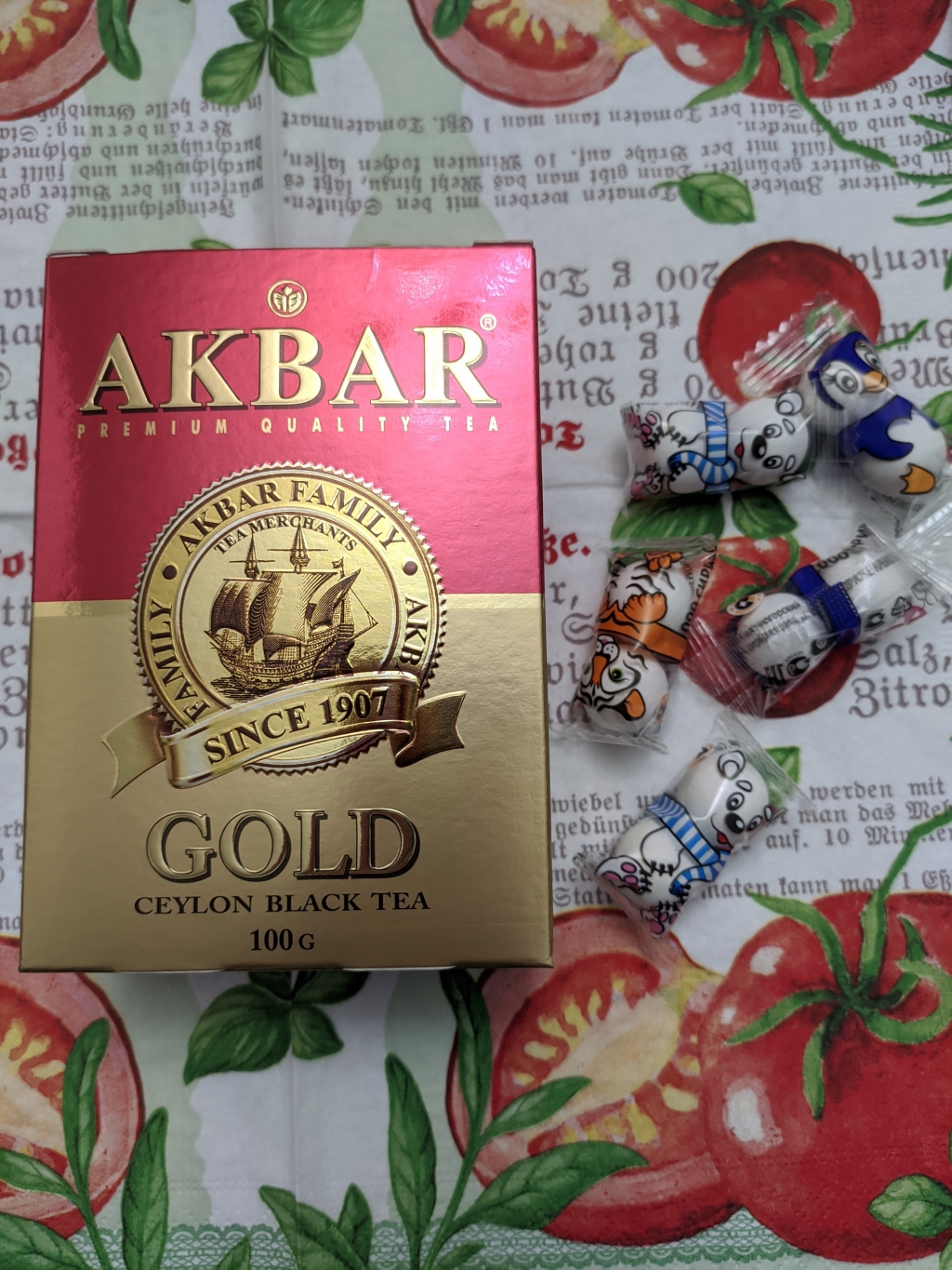 Akbar Gold "Красно-золотой" среднелистовой чай 100 г - Акбар - это качество!