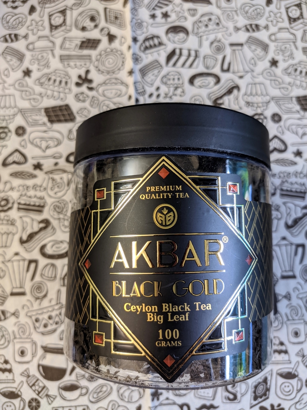 Akbar Black Gold крупнолистовой черный чай, 100 г - Хороший листовой чай от Акбар