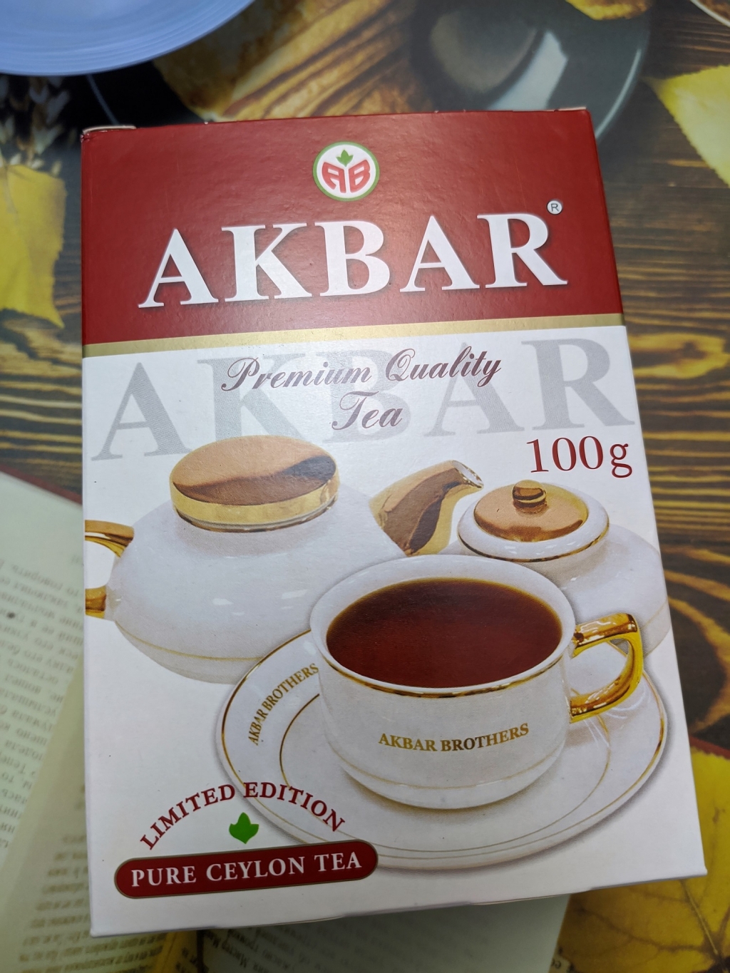 Akbar Limited Edition крупнолистовой черный чай 100 г - Вкусный листовой чай от Акбар
