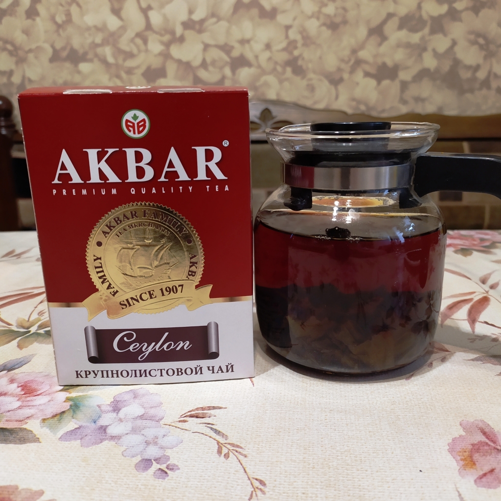Akbar Сeylon Медаль крупнолистовой - Яркий вкус настоящего чая